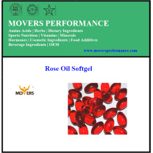 Extractos puros de alta qualidade Rose Oil Softgel